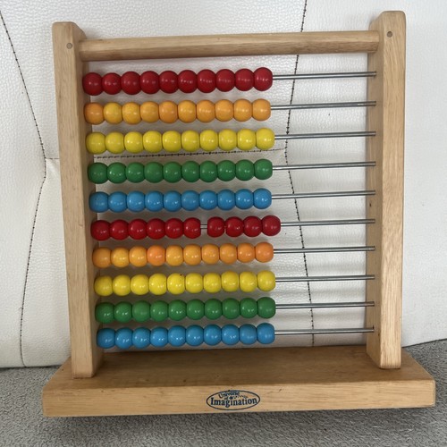 Wooden abacus counting frame - wooden,